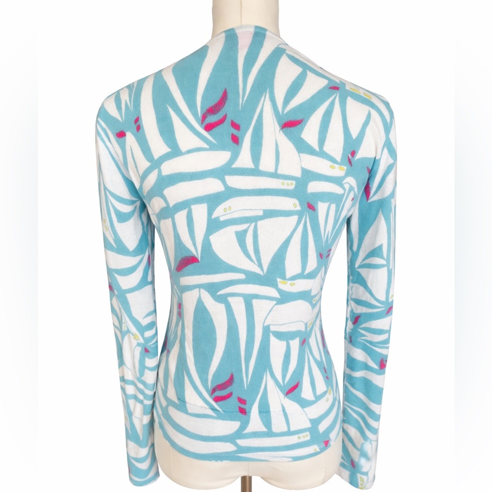 Lilly Pulitzer Print Red Right Return Cardigan
